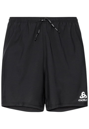 Odlo Laufhose Essential 6inch (ausgezeichnete Bewegungsfreiheit, leicht, Reißverschlusstasche) schwarz Herren